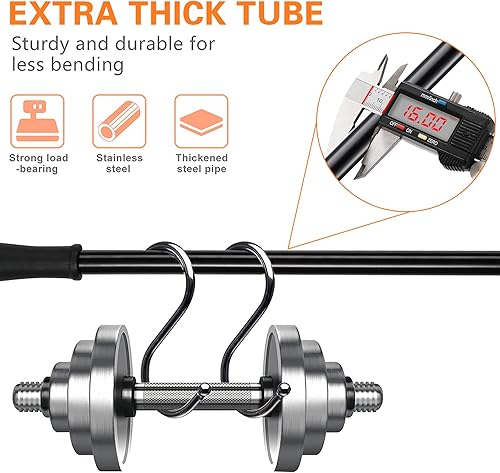 Miniatura 5 de BsBsBest Atizador de fuego para fogata, atizador portátil extra largo de 46 pulgadas para chimenea, campamento, estufa de leña, uso en exteriores e