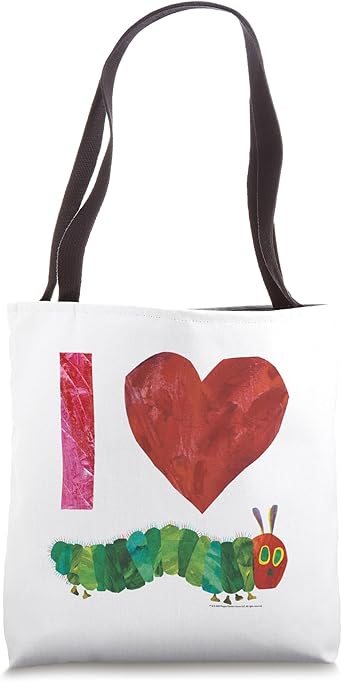 I Love Caterpillar Tote Bag