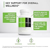 Vista 3 de DAVINCI Labs CholestSure Suplemento - Apoya la función cardiovascular, ayuda a mantener niveles saludables de colesterol en un rango normal* - Sin
