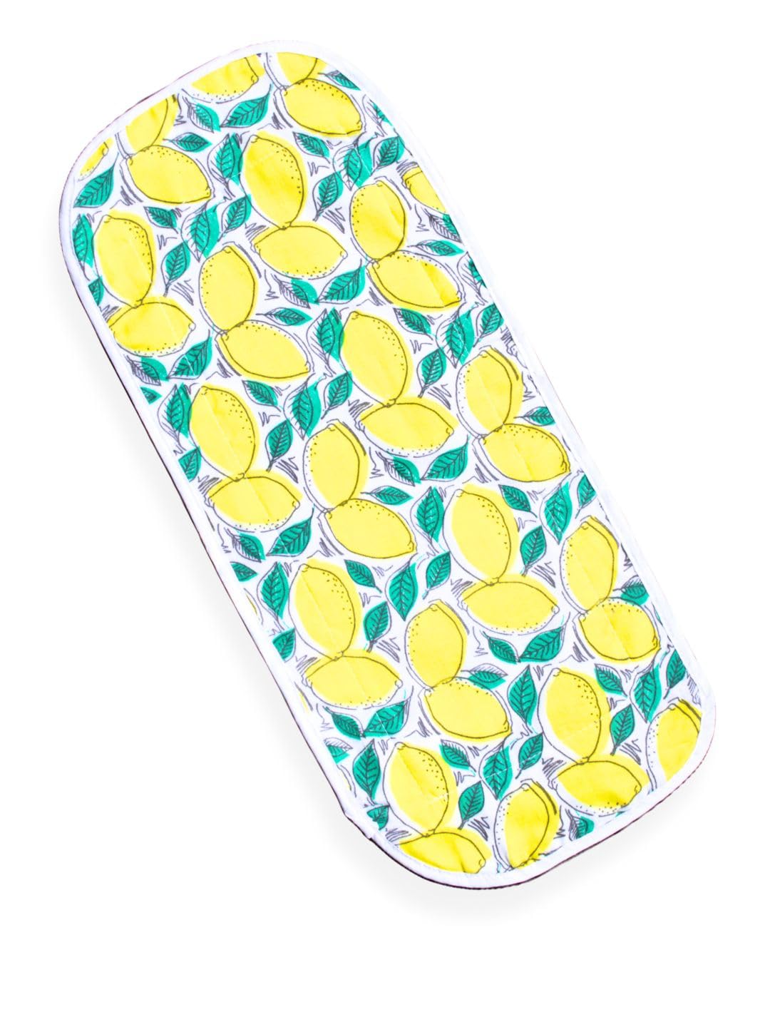 The Mom Store Baby Muslin Burp Cloth | Cotton | 48cm x 22 cm Burp Cloth Soft and Comfortable for Everyday Use | Reversible | New Born | Comfortable | Fruity Lime-image-13