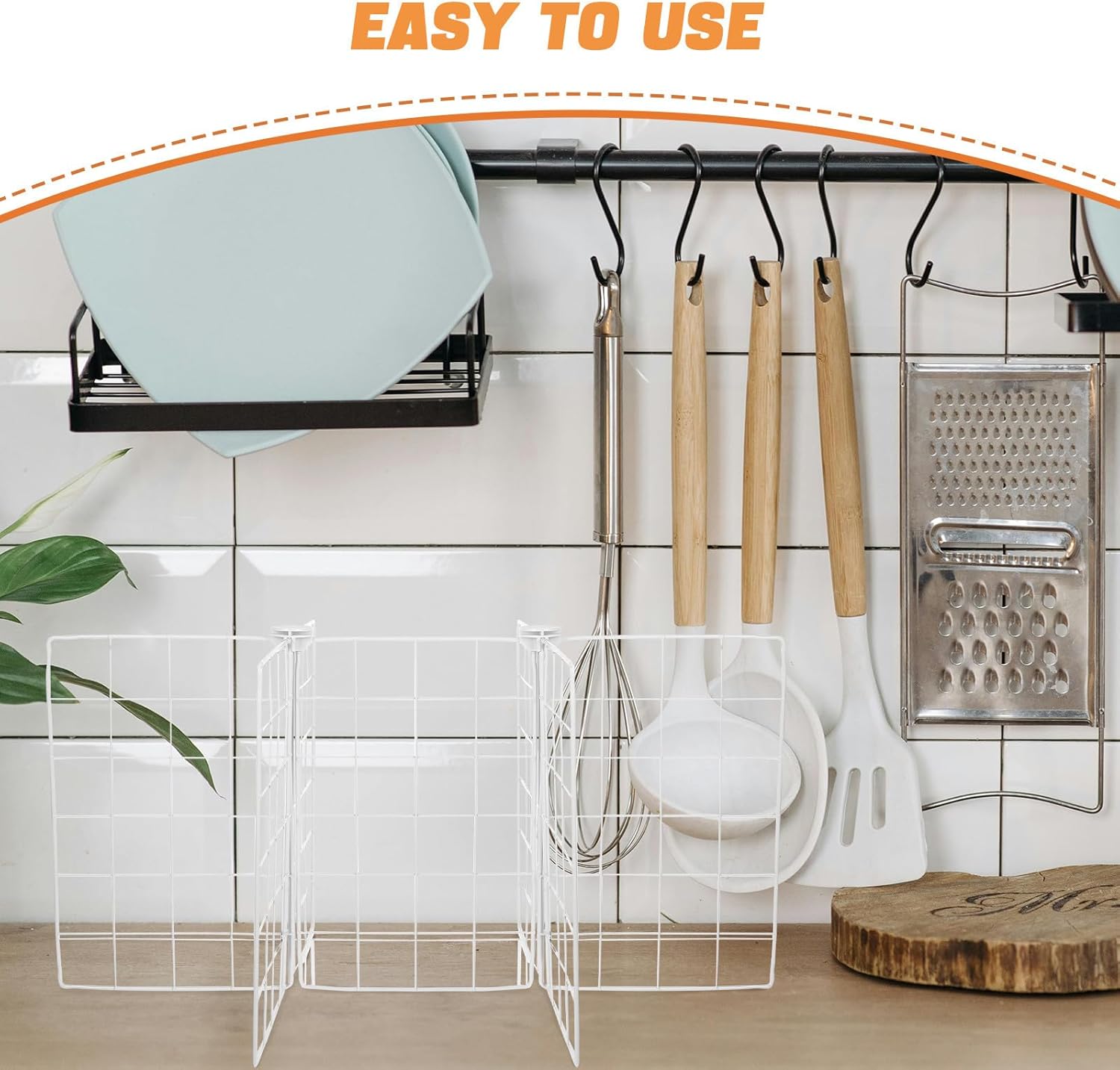 Cabilock Deep Freezer Divider: Refrigerator Metal Wire Divider - Freezer Partition - Iron Wire Fridge Separator For Efficient Storage