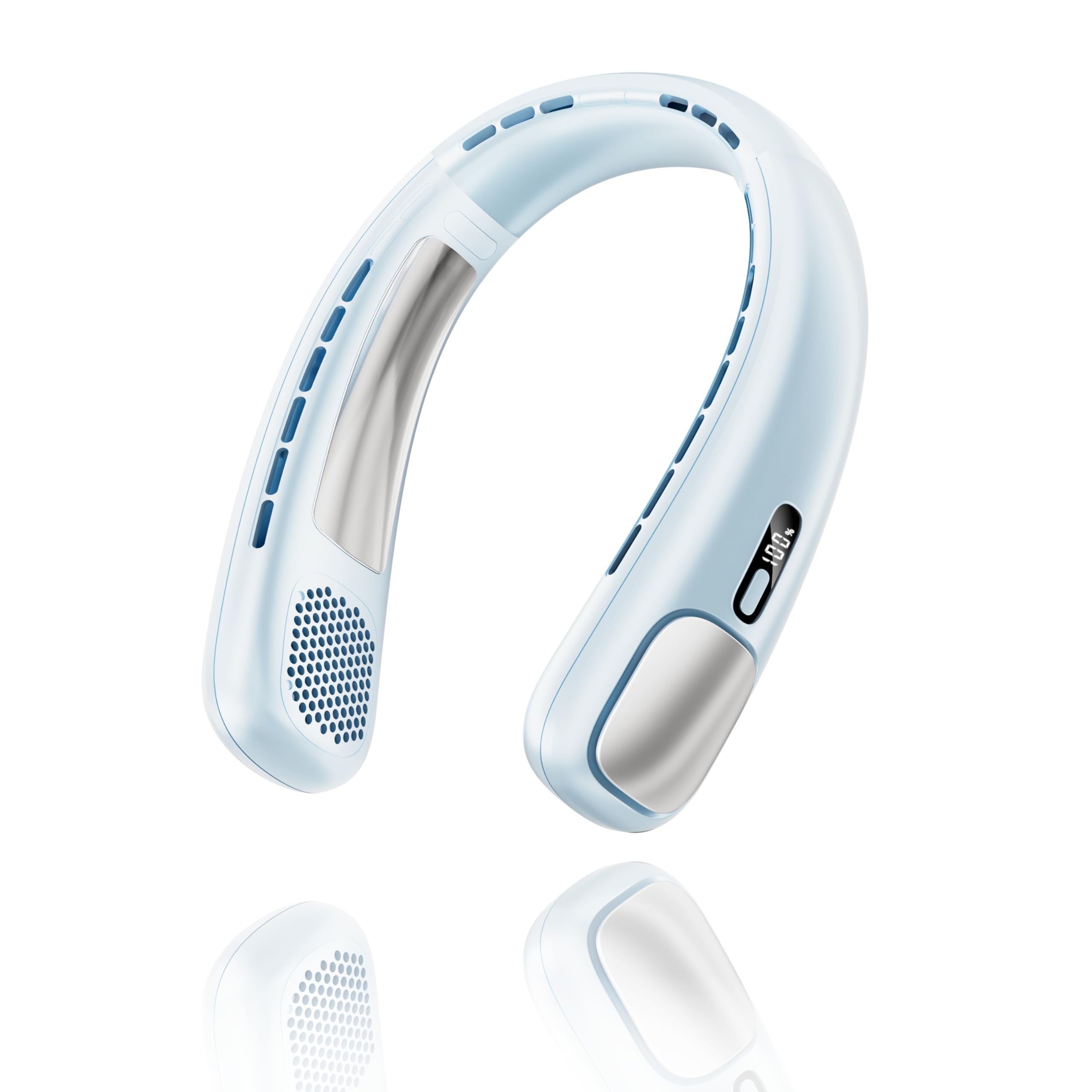 Amazon | CICIBELLA ネックファン 【3段階風量調整・LED