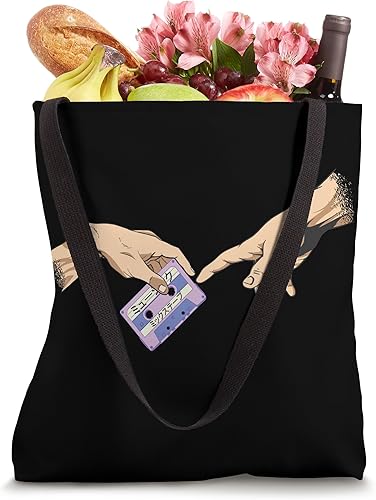 Miniatura 4 de Vaporwave Aesthetic Music Synthwave Vaporwave Audio Tape Tote Bag