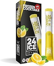 24 Ice Frozen Cocktail Pops Limoncello Pack of 5