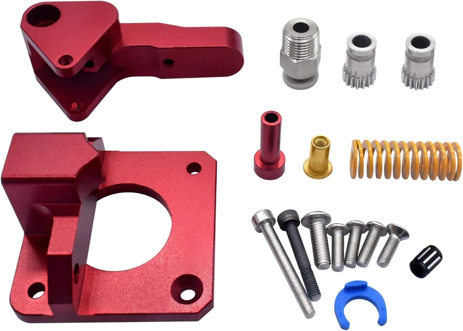 review SERUMY Upgrade Long-Distance Remote Metal Extruder Block DIY Double Gear Extruder, for CR 10S PRO for Creality CR-10S PRO 3D Printer Parts (Color : CR10S with Motor)