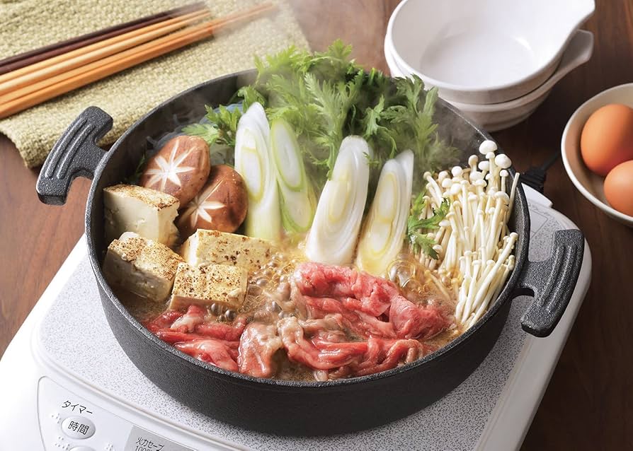 Amazon｜パール金属 鍋 すき焼き鍋 26cm 鉄鋳物製 IH対応