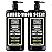 Dead Sea Collection Mens Body Wash 3 in 1 - Amber Wood Body Wash for Men - Shower Gel - Shampoo - Shower Soap for Face and Hair - Pack of 2 Bottles (33.8 Fl. Oz. Each)