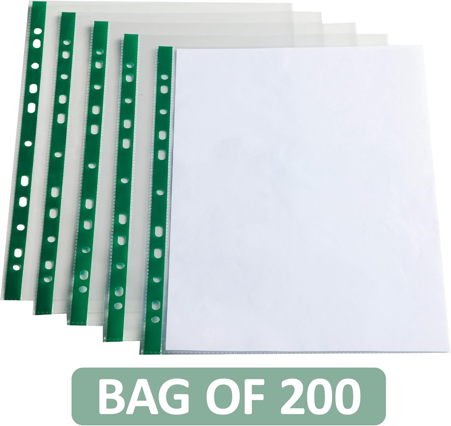 Summit A4 Punched Pockets, 200 Pack