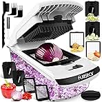 Fullstar The Original Pro Chopper - Vegetable Chopper and Spiralizer, Food Chopper with Container, Fruit Slicer, Kitchen Gadgets & Accessories, Home Essentials (4 in 1, White)