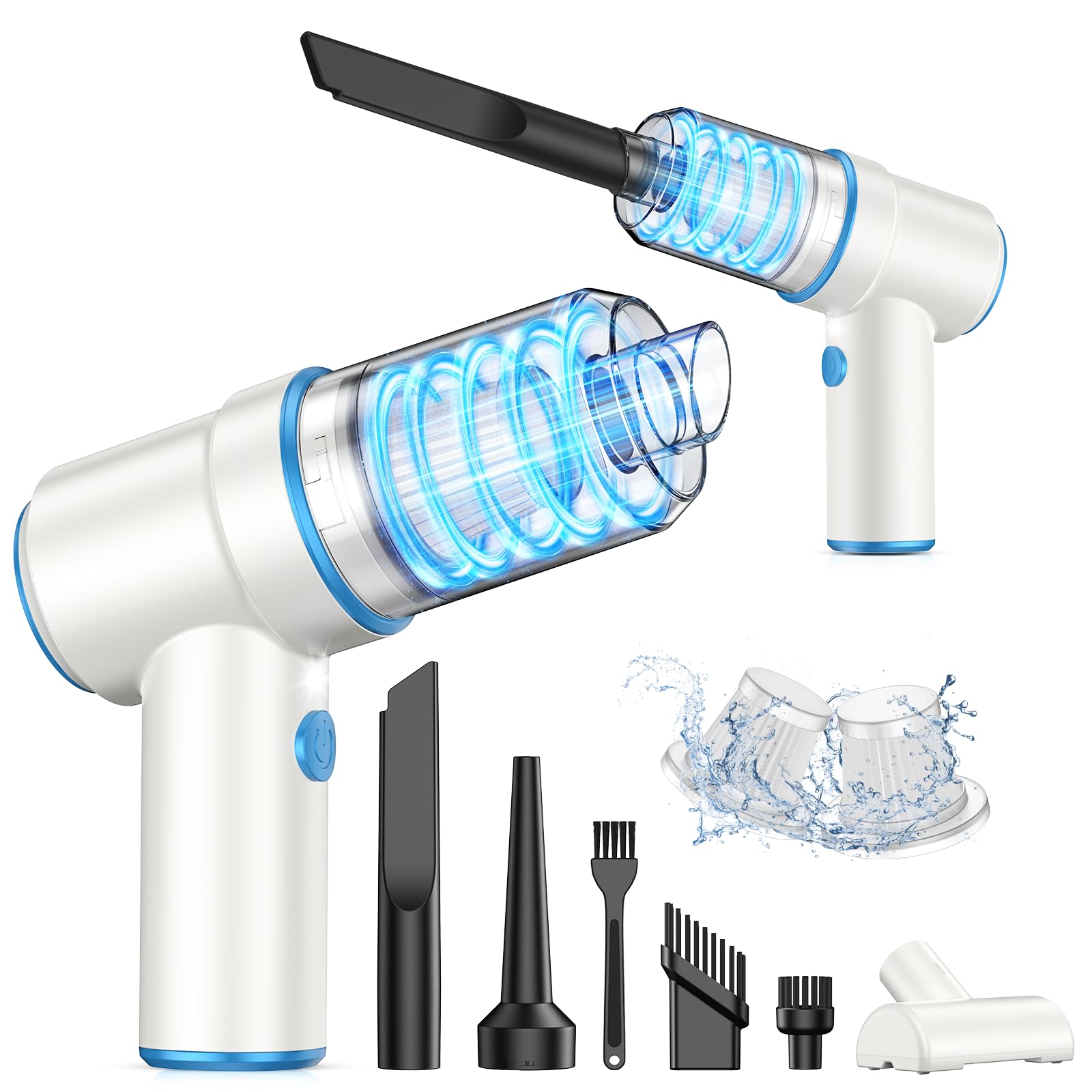 KMM Handheld Car Vacuum Cleaner, Hand Held Vacuum Cleaner &amp; Air Duster