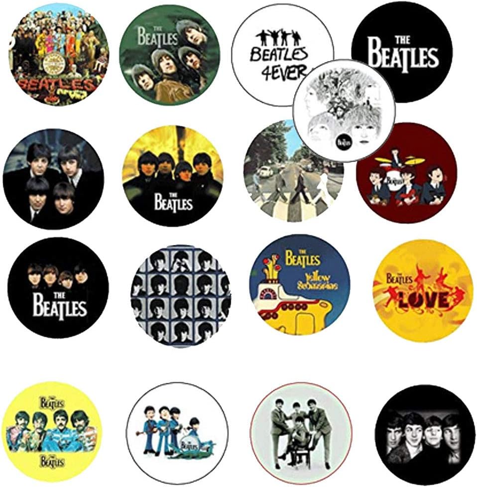 The BeatlesSet of 13 Beatles One Inch Buttons / Pins / Badges