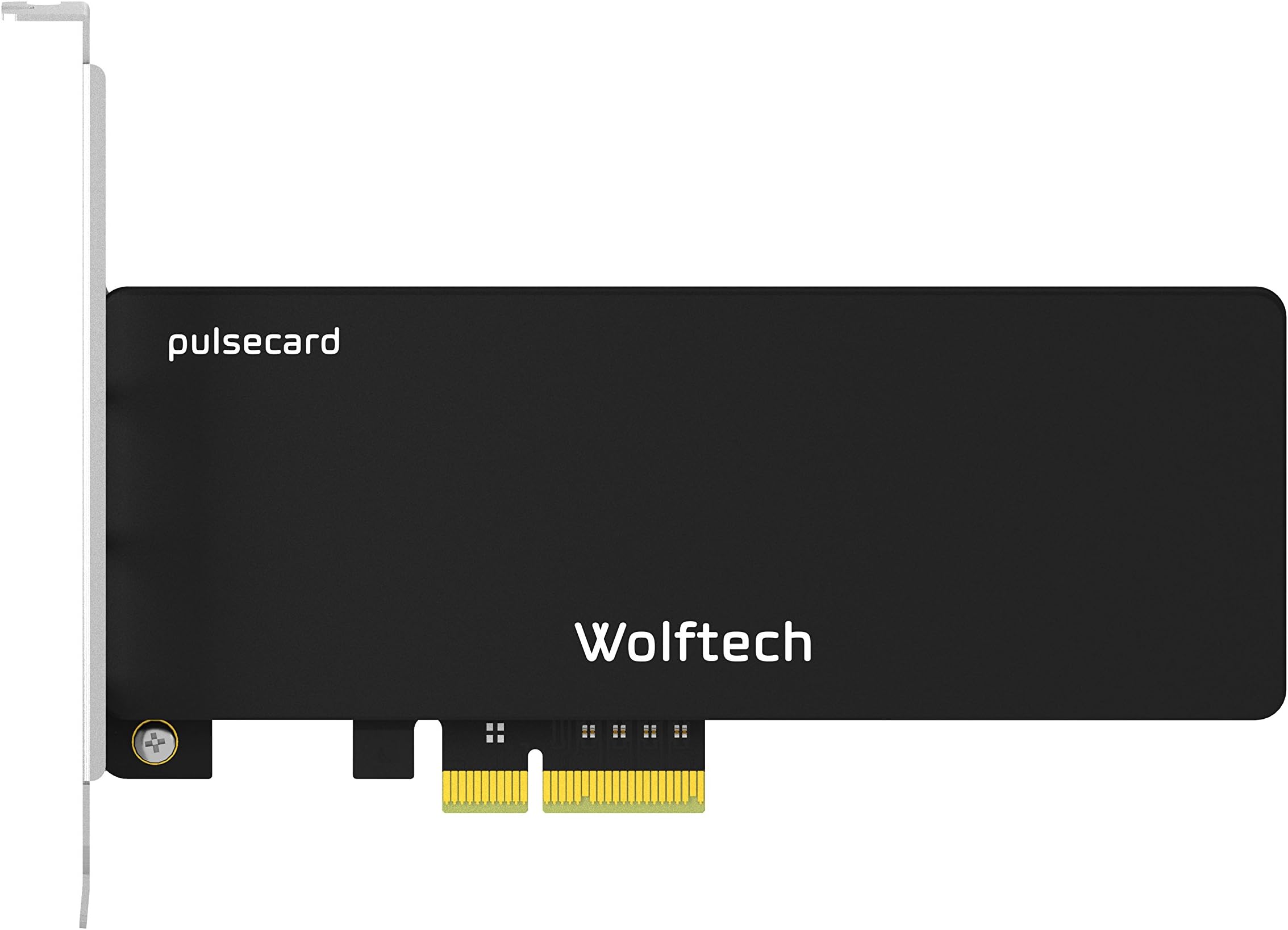 Wolftech pulsecard - M.2 NVMe/AHCI Compatible PCIe SSD to PCIe Gen3 x4 (Half Length Low Profile) Adapter Card