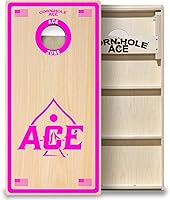 Vista 9 de CornholeAce ACE PRO Tablas de Cornhole profesionales, sin rebote, patas anchas triples, madera contrachapada de abedul báltico de 3/4 pulgadas