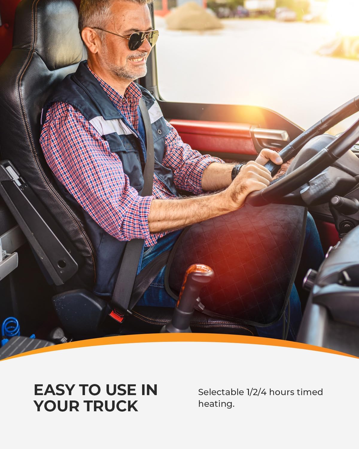 Car Heated Blanket for Back & Foot Massager