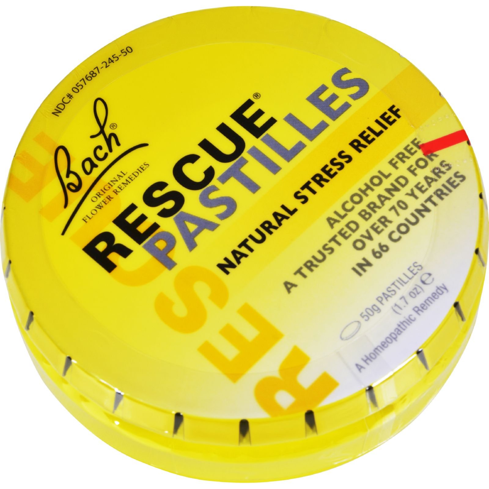 BachRESCUE REMEDY,PASTILLE 50 GRM CS 12 (1PC)