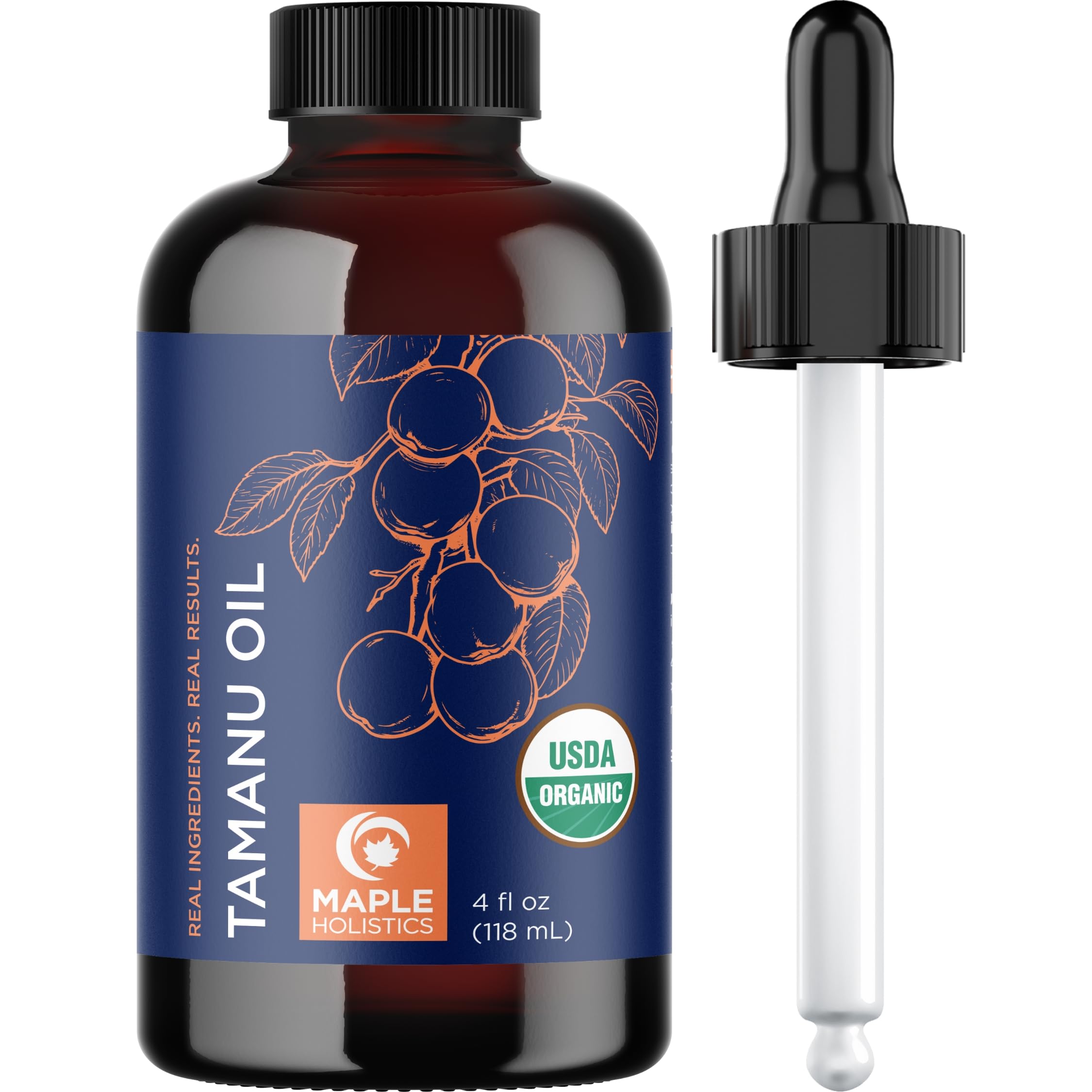 100% Pure Organic Tamanu Oil - Cold Pressed Tamanu Oil Organic for Skin and Hair Care - Virgin Unrefined Non-GMO Vegan & Cruelty Free Skin and Face