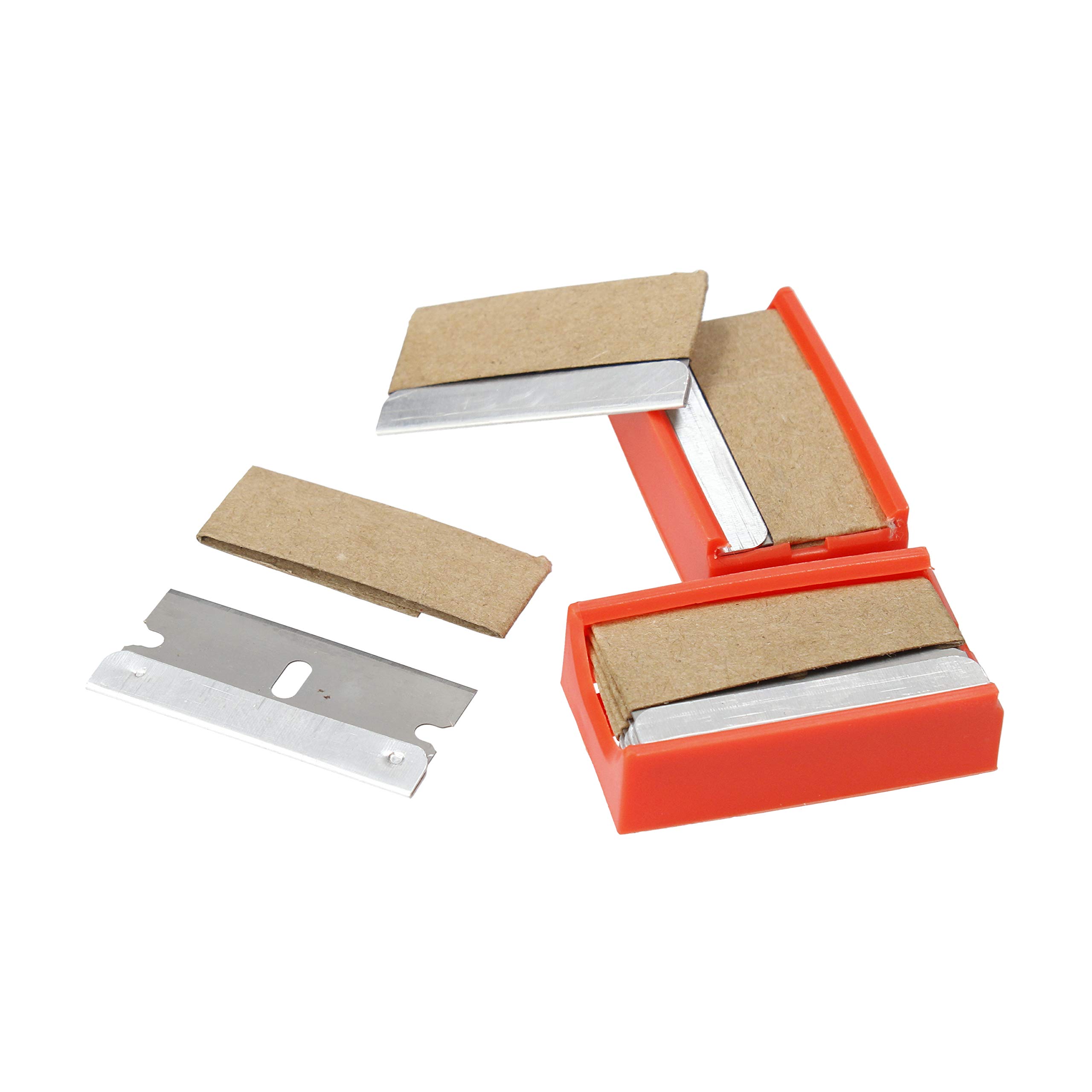 Ferrestock FSKRKR510 blíster con de 10 cuchillas de recambio para rascavidrios de hoja de 39,5mm, afilado de precisión para cortar de forma limpia y profesional cualquier material