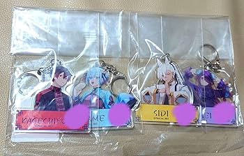 【値下げ可能】混血のカレコレ 1周年記念　アクリルキーホルダー 値下げ可能】混血のカレコレ 1周年記念 アクリルキーホルダー