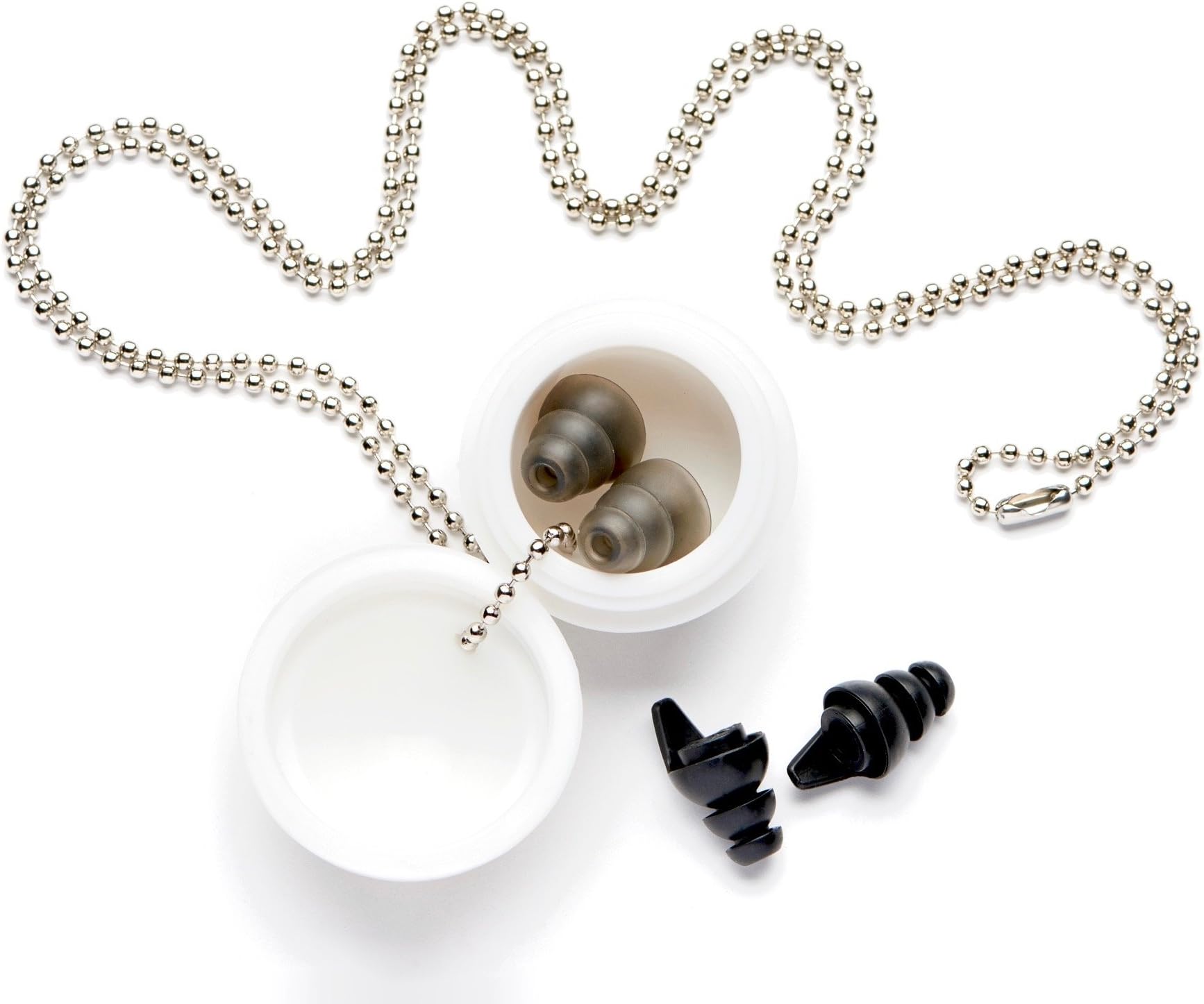 HearDrops High Fidelity Sound Filters/Ear Plugs (Purity White Orb)