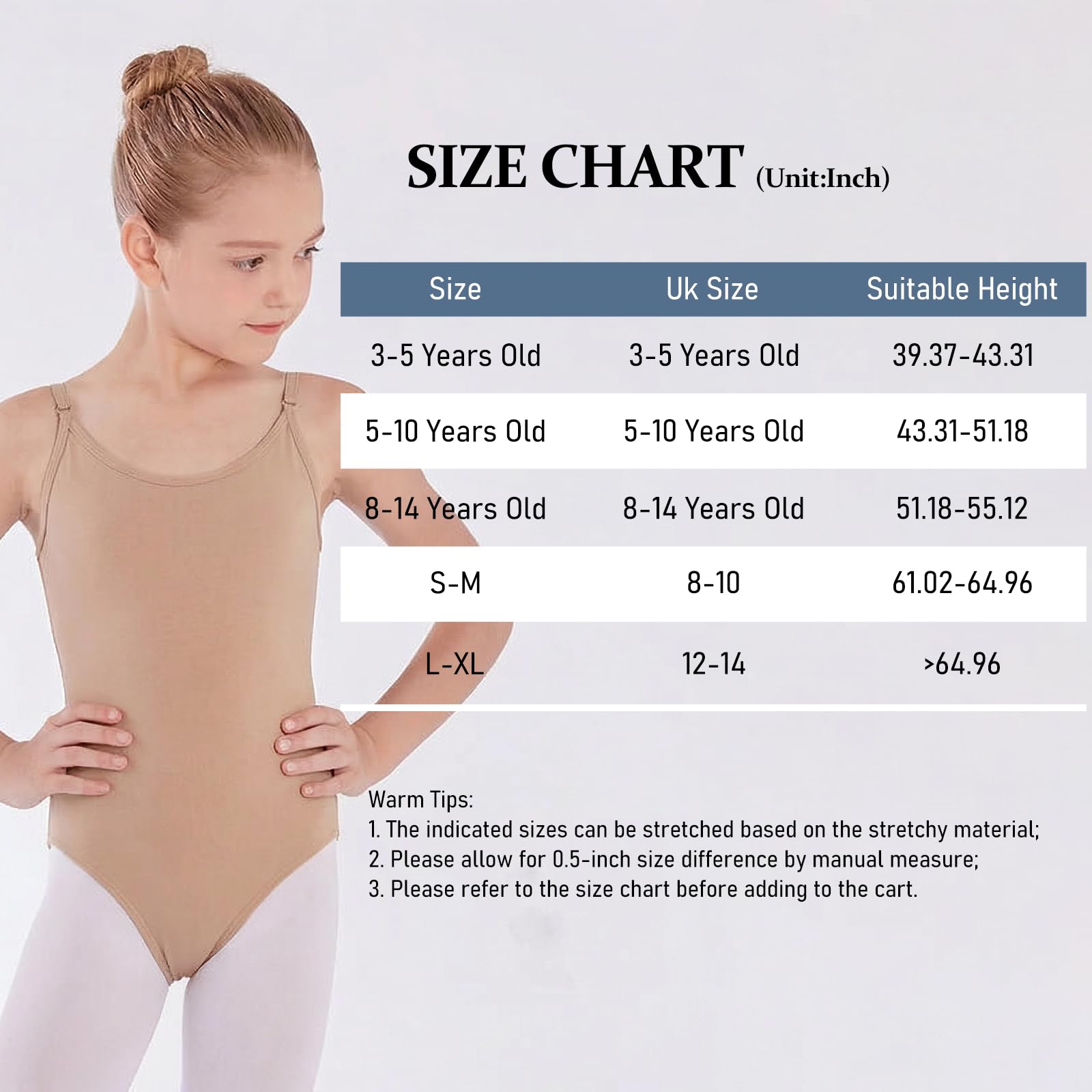 Body da ginnastica per ragazze e donne, con canotta color carne senza cuciture, con cinturino regolabile e cinturino trasparente, per danza classica, abbigliamento intimo, costume con fascia