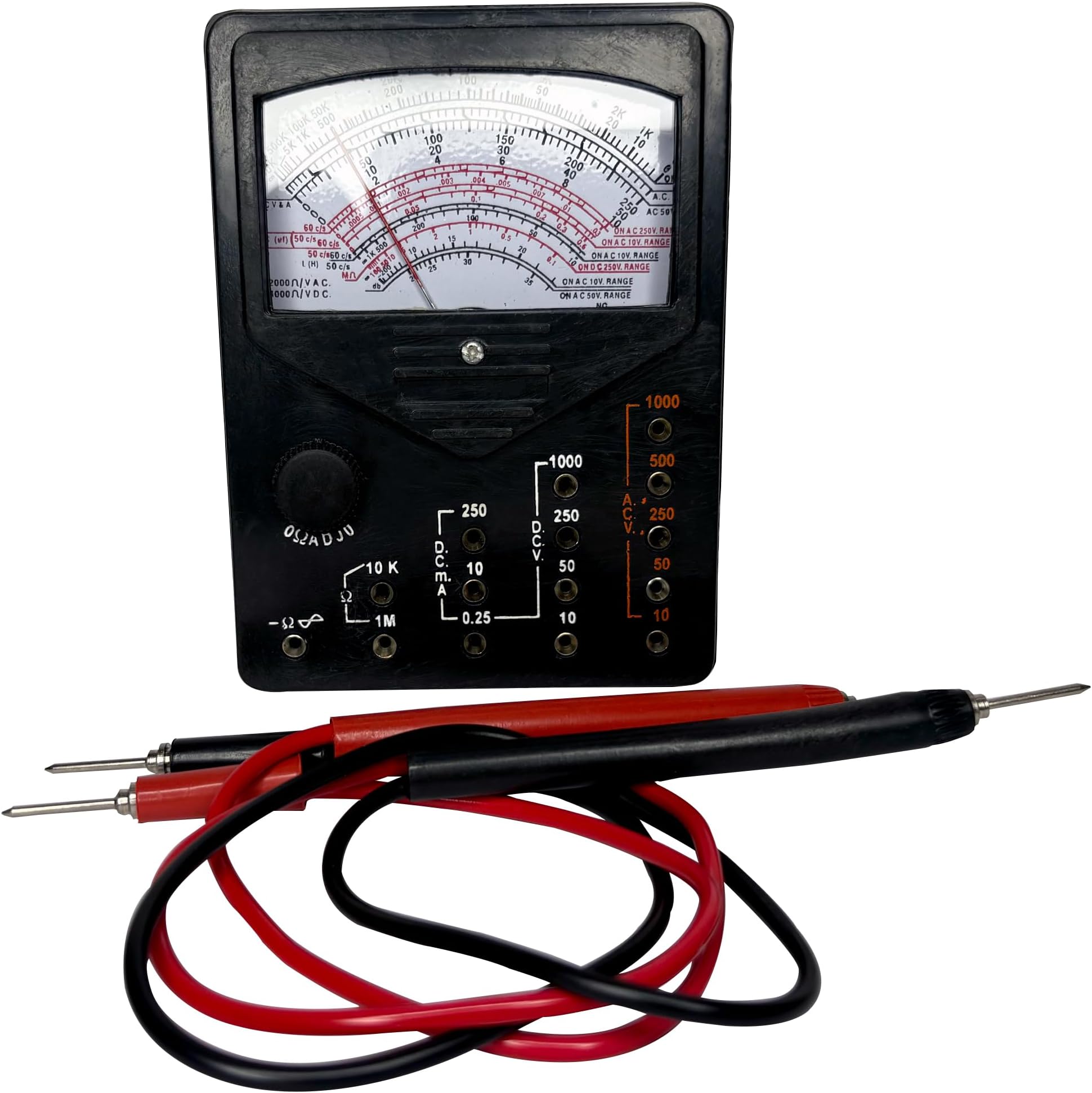 Vincentvolt Analog Multimeter Tester | Voltmeter and Ohmmeter | AC/DC Voltage and DC Current Measurement