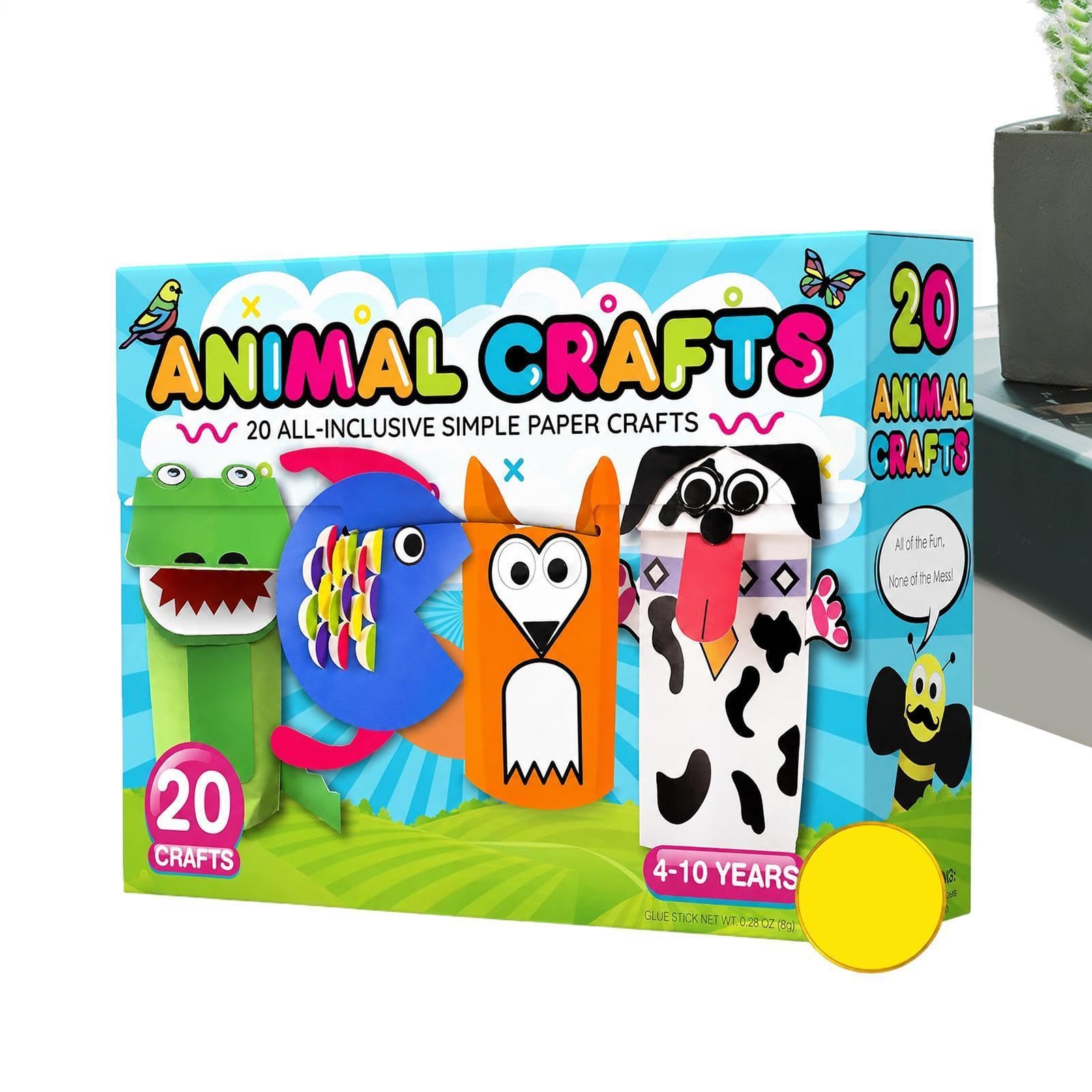 Arts and Crafts for Kids,Project Set | Arts and Crafts Kit | for Children Boys Girls Ages 3-10 Home Classroom School Party Birthday Travel