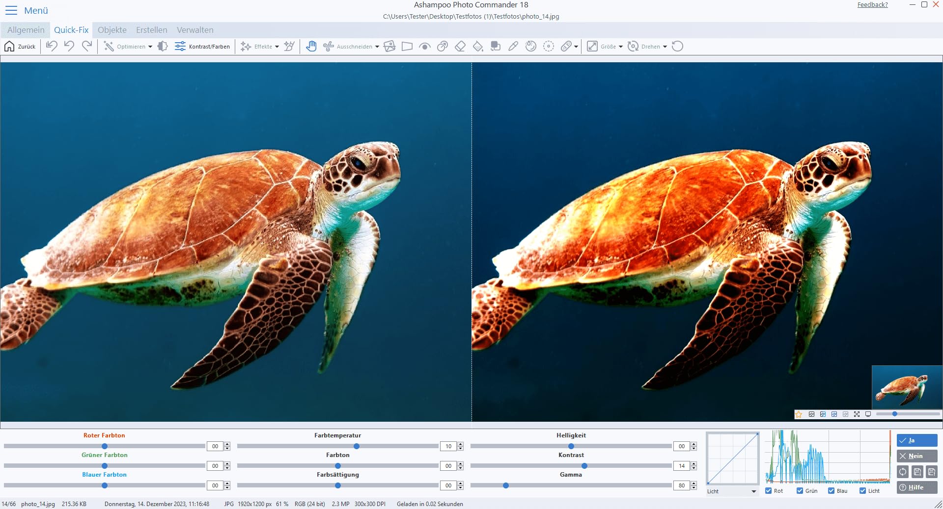 Photo Commander 18 - Bildbearbeitungsprogramm, Das Multitalent zum Betrachten, Bearbeiten und Organisieren Deiner Fotos, umfangreiche Funktionen, einfach zu bedienen im Fotobearbeitungsprogramm