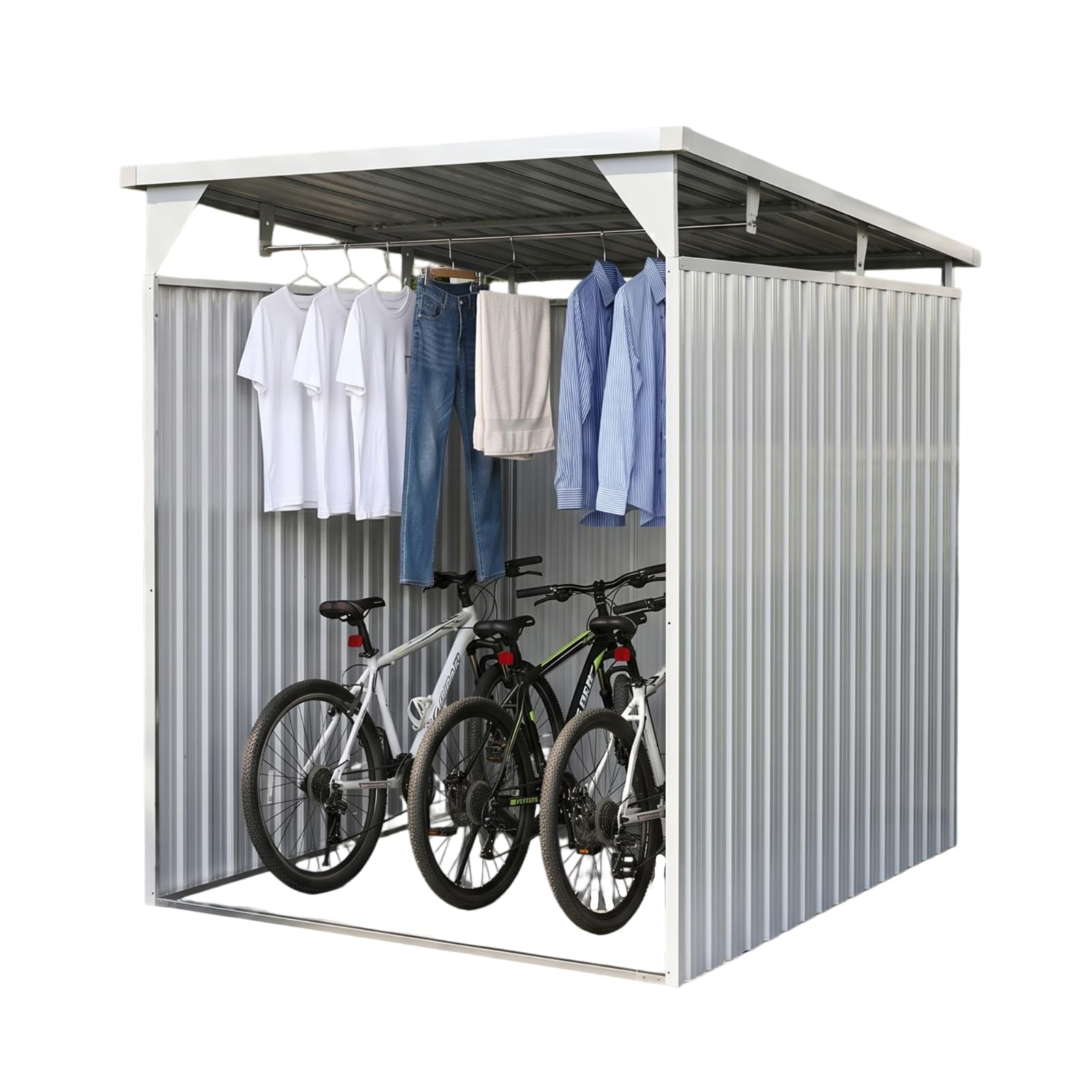Amazon.co.jp: SOFTSEA 自転車置き場 サイクルポート 自転車倉庫 3～5