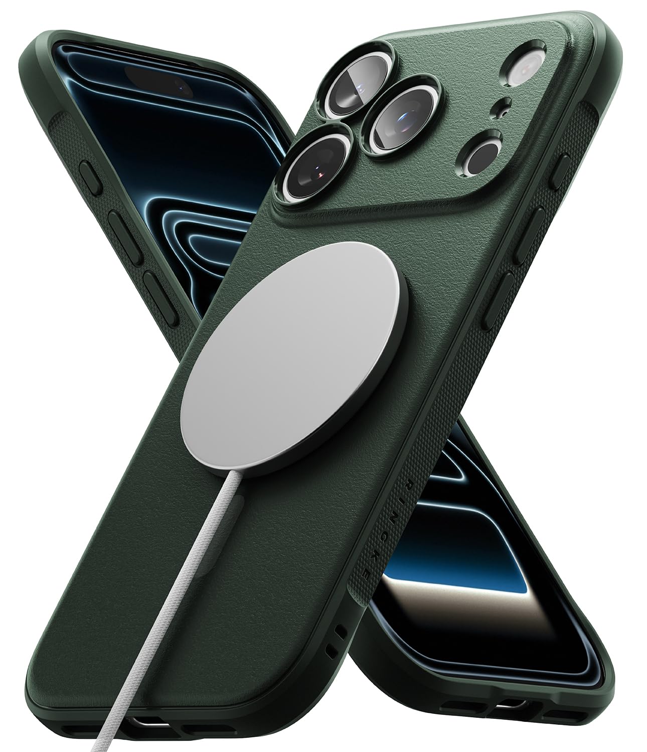 Ringke Coque pour Phone Pro Max 2026 Case Étui Onyx Magnetic Dark Green