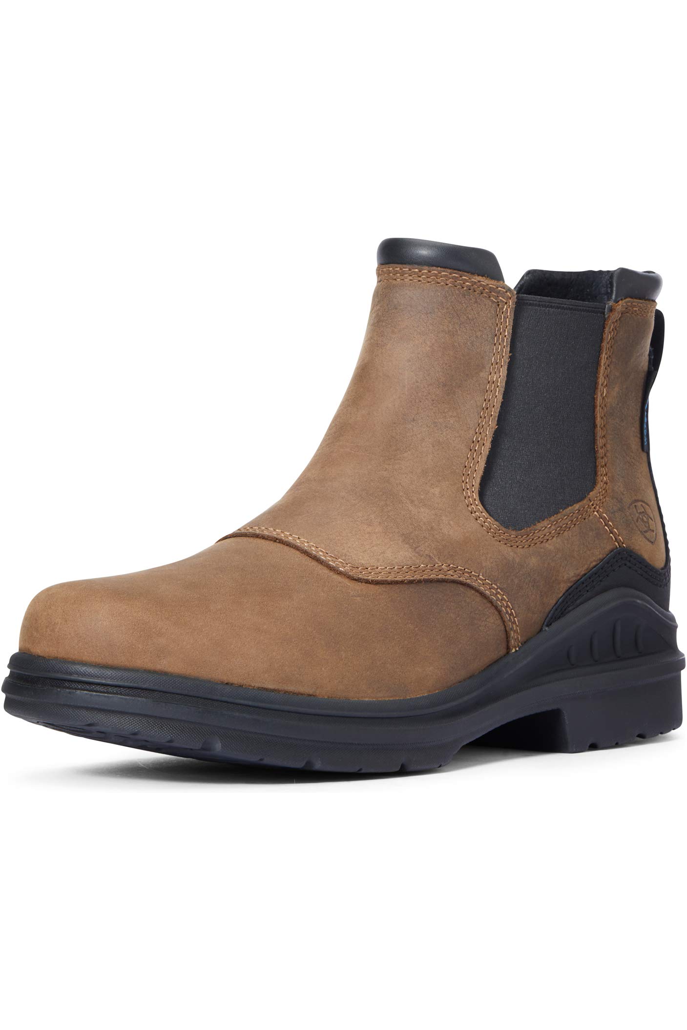 ARIAT BMVY9 Womens Barnyard Twin Gore II Waterproof Boot Antique Brown 8