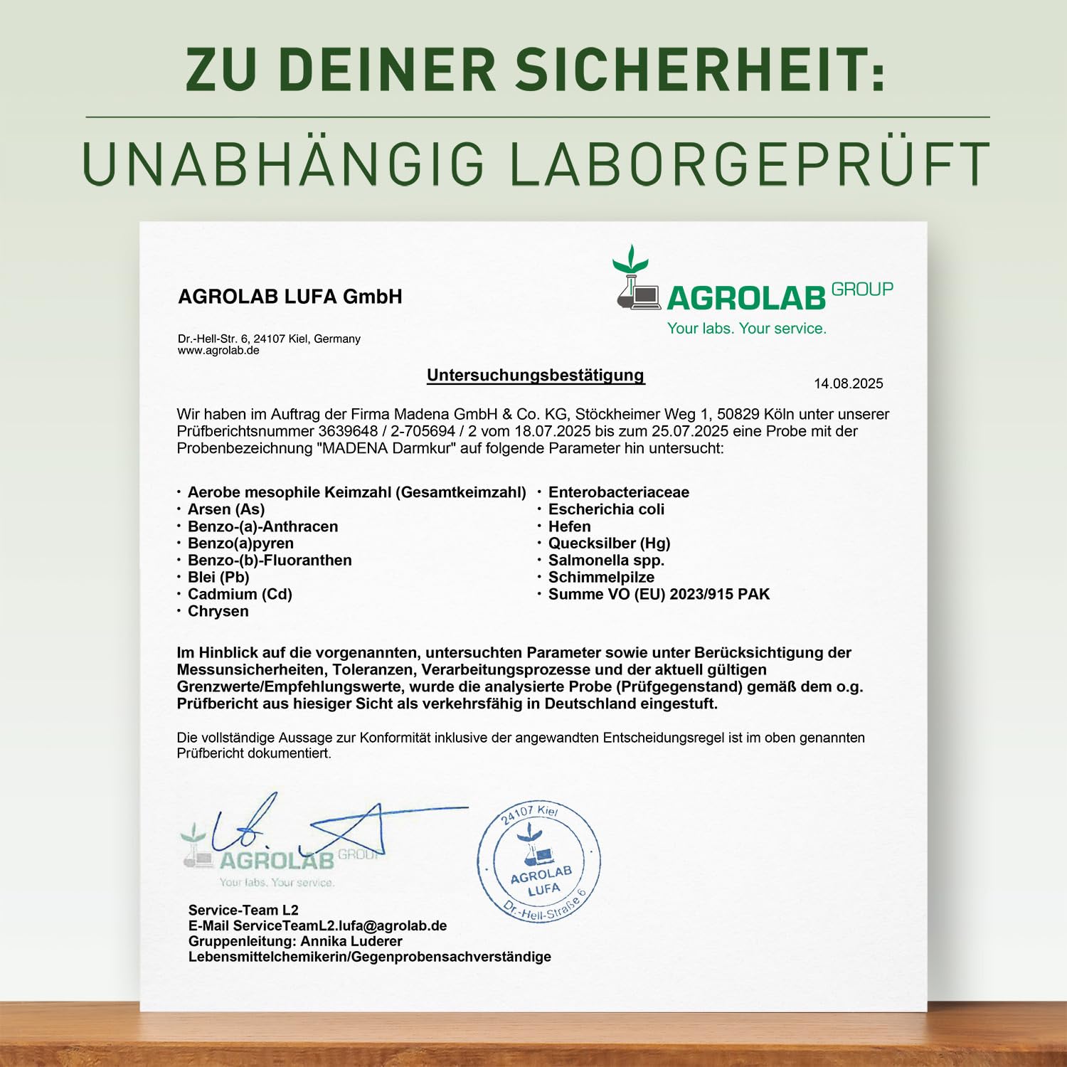 MADENA Darmkur, Inulin, Apfelpektin, resistente Stärke, Bifidobacterium breve, Bif. lactis, Lactobacillus casei, Lactobacillus gasseri, Lactobacillus plantarum, Lactobacillus rhamnosus