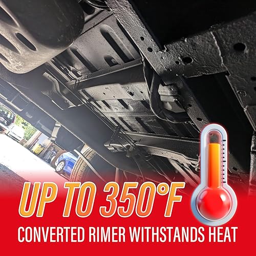 Miniatura 5 de Convertidor de óxido 2 en 1 e imprimación de metal, pintura inhibidora de óxido negro brillante de 35 onzas para metal, máxima protección contra el