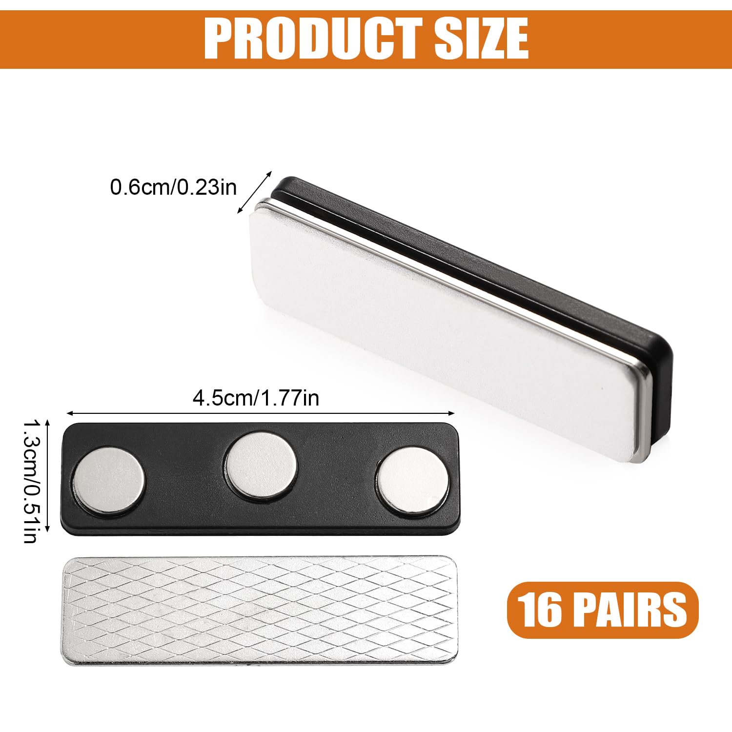 16 Pairs Magnetic Curtain Closure, Blackout Blind Accessory for Window Blinds Curtain Closer with Adhesive Fabric Magnets Clips for Blackout Curtains