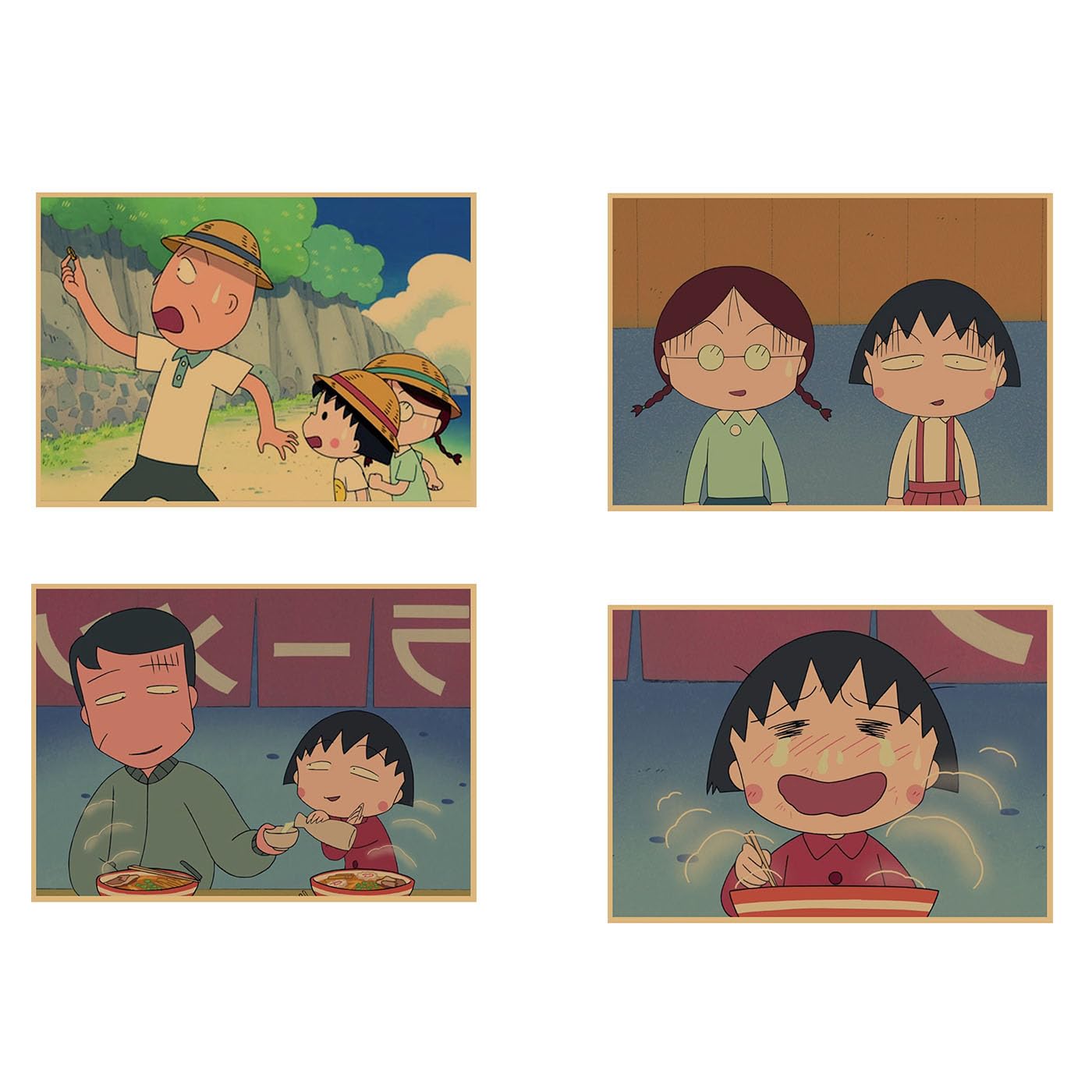 レア 当時物 ちびまる子ちゃん タペトリー 布 壁飾り ポスター インテリア Amazon.co.jp: ちびまる子ちゃん ポスター セット クラフト紙