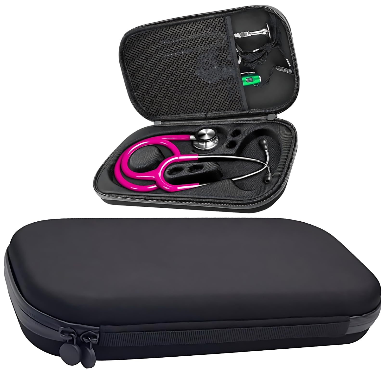 Stethoscope Case Storage Box, Portable, Shockproof Protection, Compatible with 3M Littmann Stethoscope/ADC/MDF Stethoscopes, Suitable for Nurses, Pediatricians, and Doctors-image-12