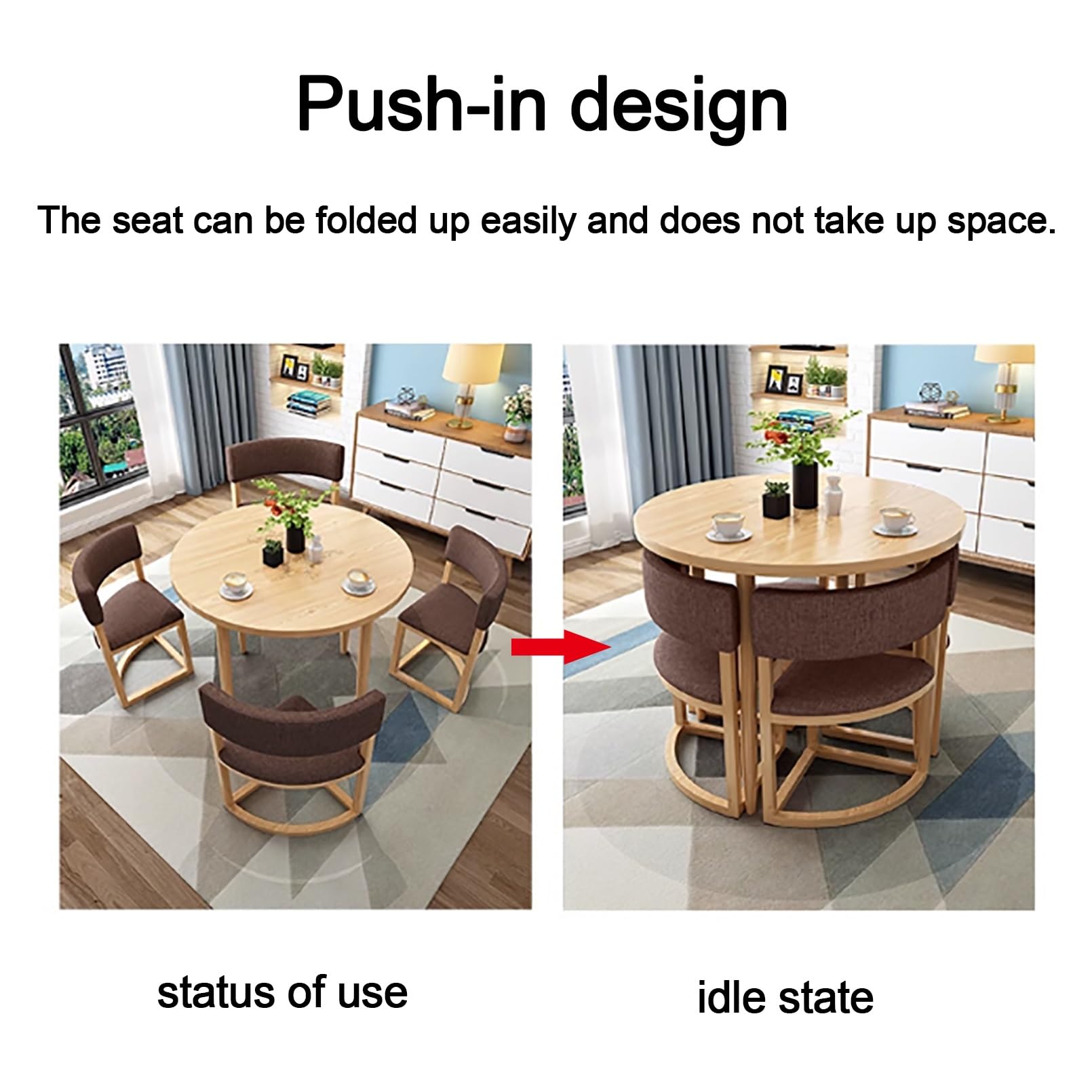 Amazon.com: Office Table And Chair Set,round Office Table,Small 