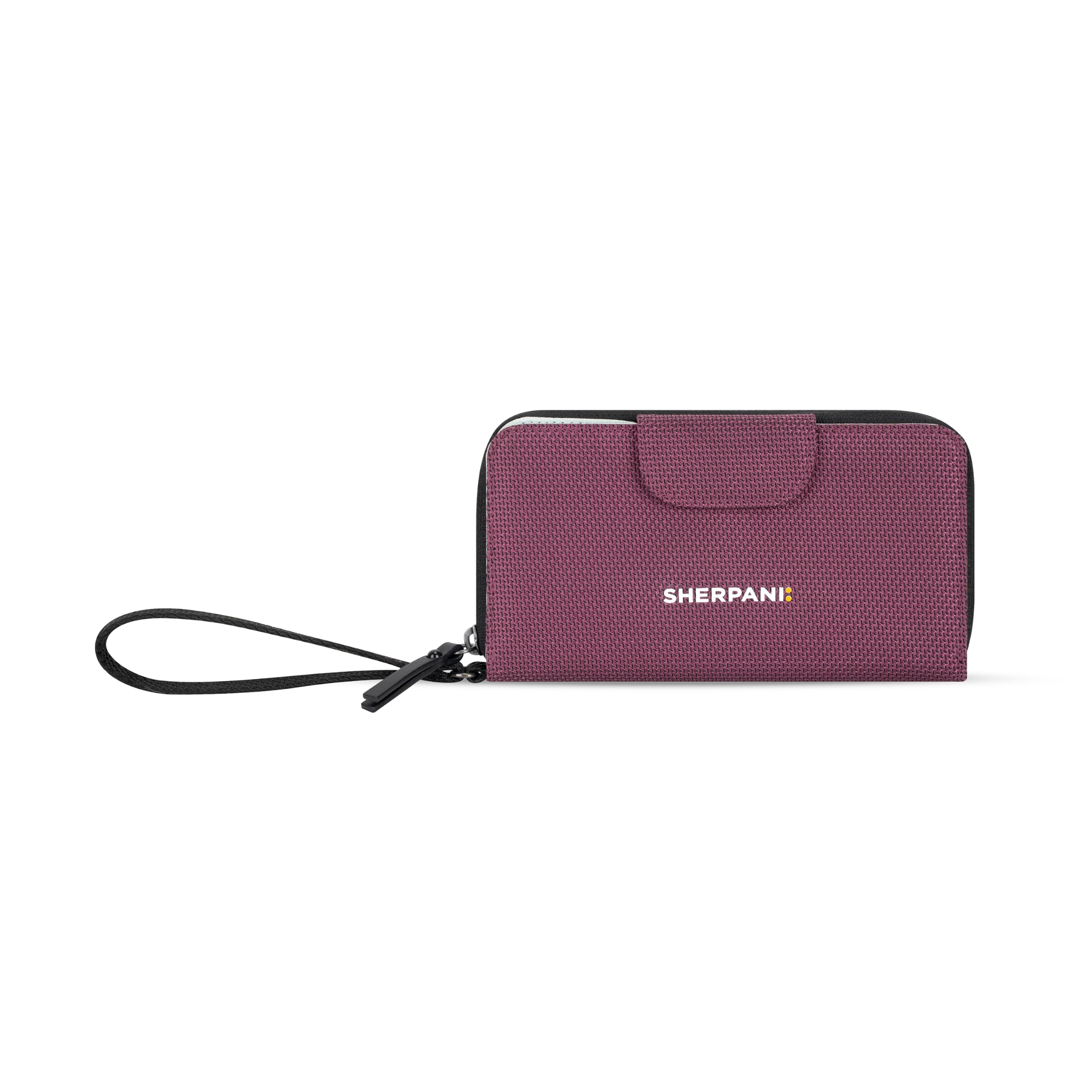 Tulum AT, Nylon Zip Around Wallet, Wristlet Purse (Smoky Orchid)