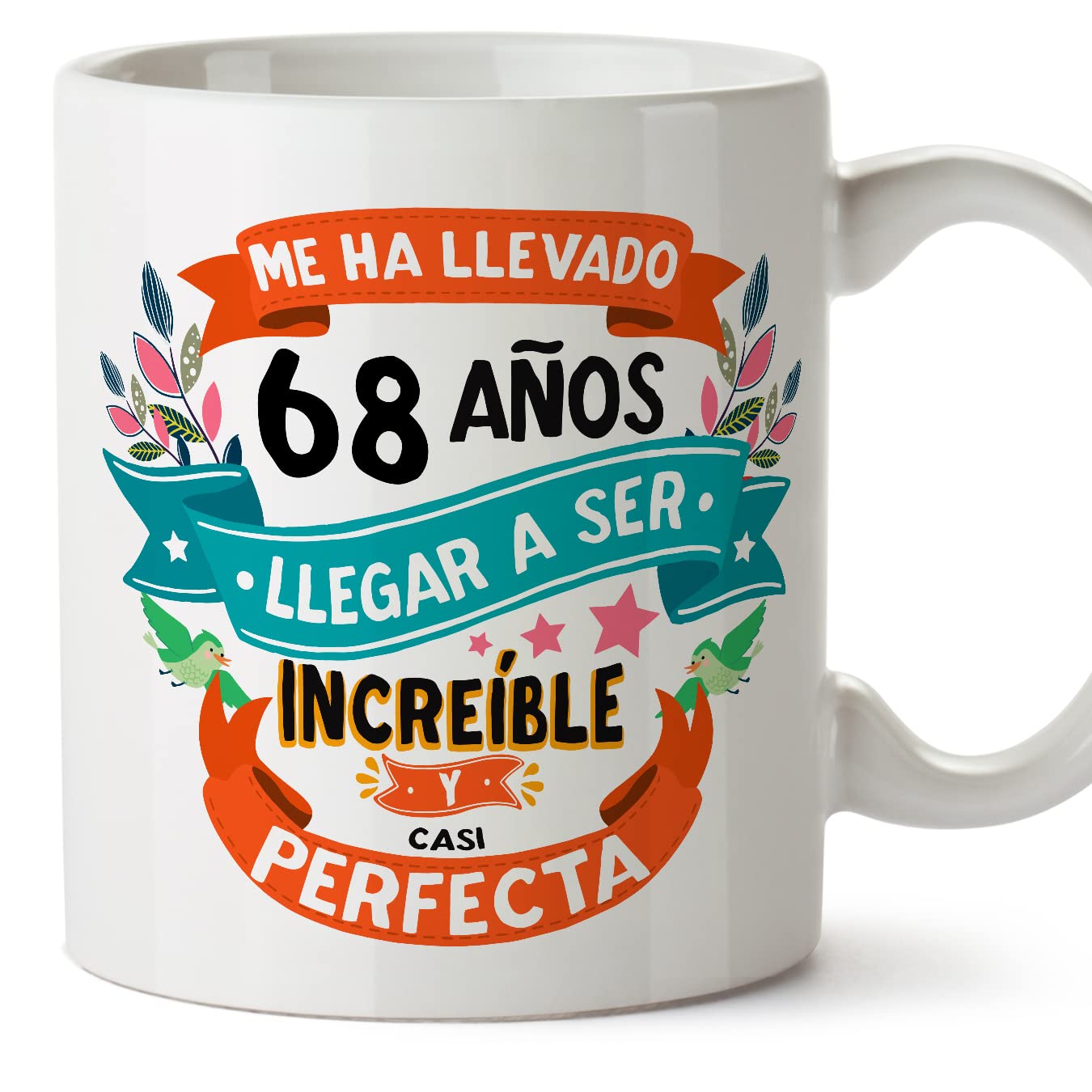 MUGFFINS Taza 80 Cumpleaños - "Me ha llevado 80 años llegar a ser increíble y casi perfecto - Regalos Desayuno Feliz Cumpleaños — view 30