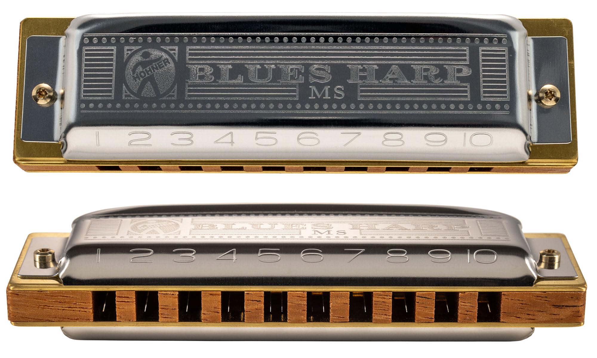 Amazon.com: Hohner 532 Blues Harp MS Harmonica - Key of C Bundle