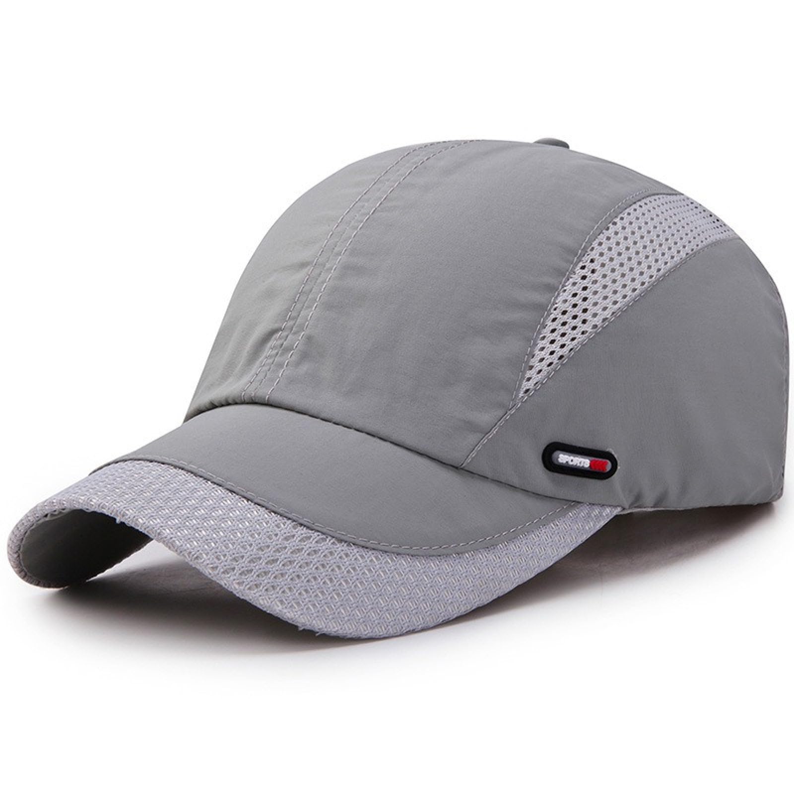 HaloHorus Curved Snapback Trucker Hat for Men Women, Adjustable Mesh Athletics Baseball Cap for Running, Fishing, Workout, Dft-grey, One Size — image 1