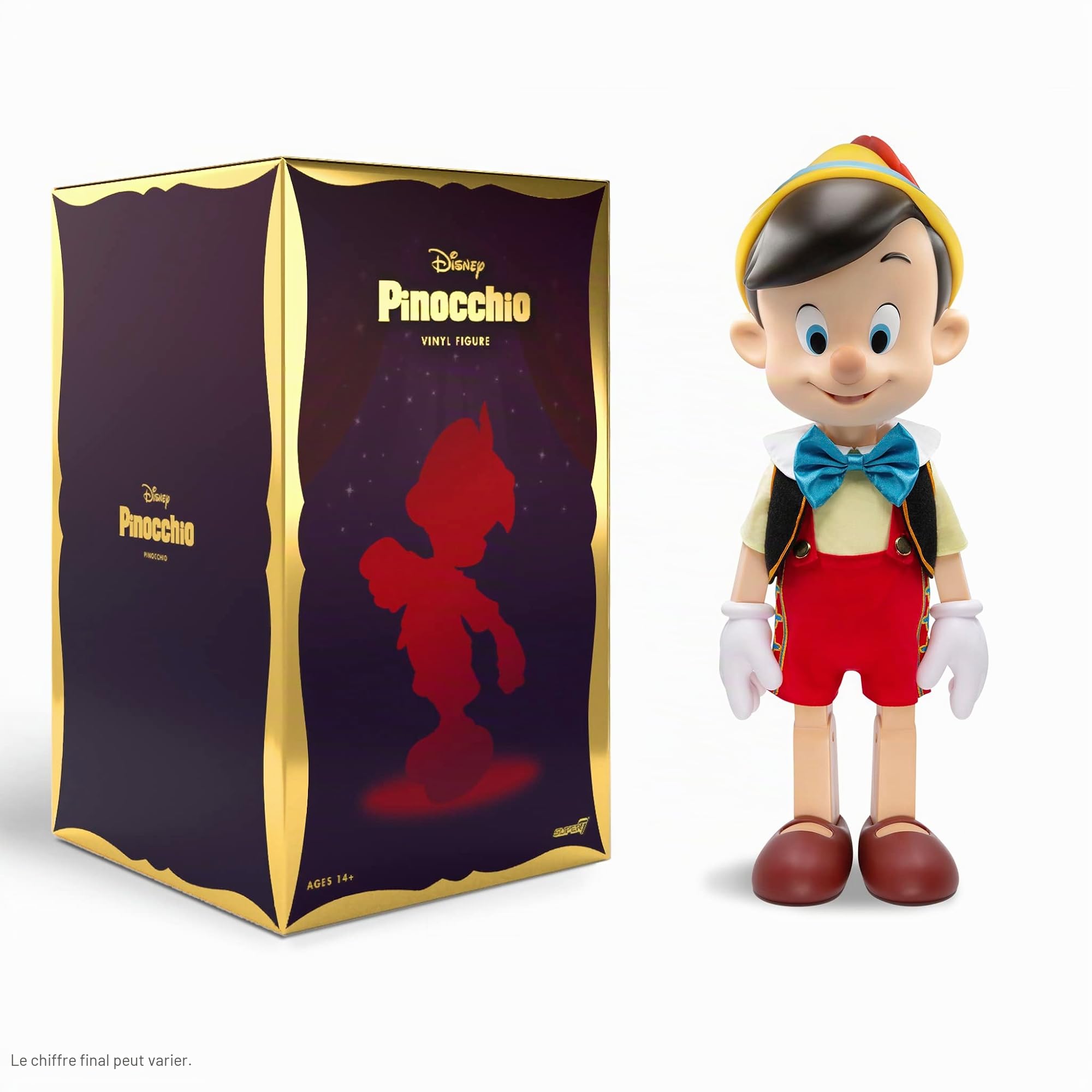SUPER7 Disney Figurine de Pinocchio 40,6 cm