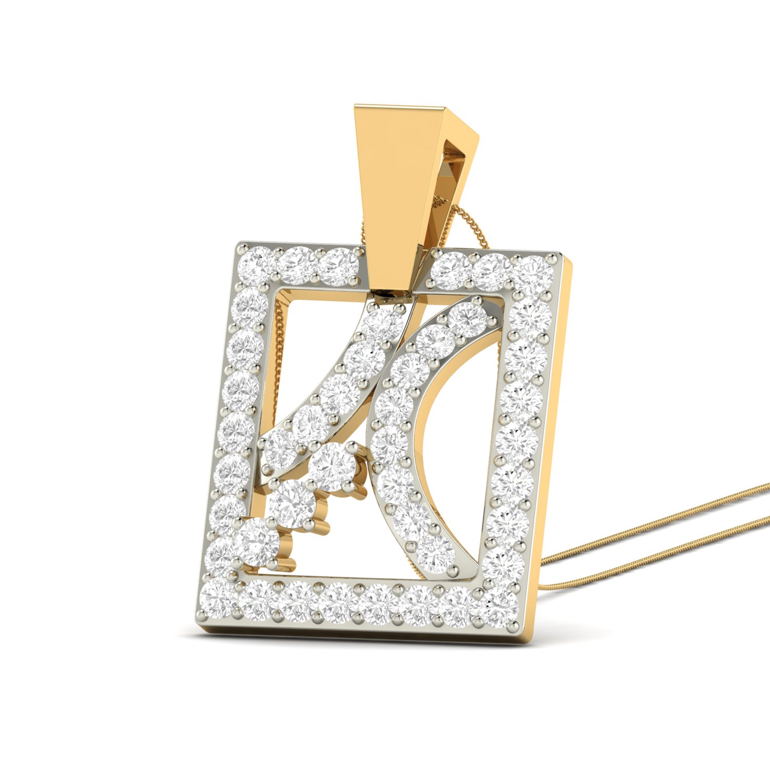 The Inesha 18KT Yellow Gold & Diamond Pendant-image-43