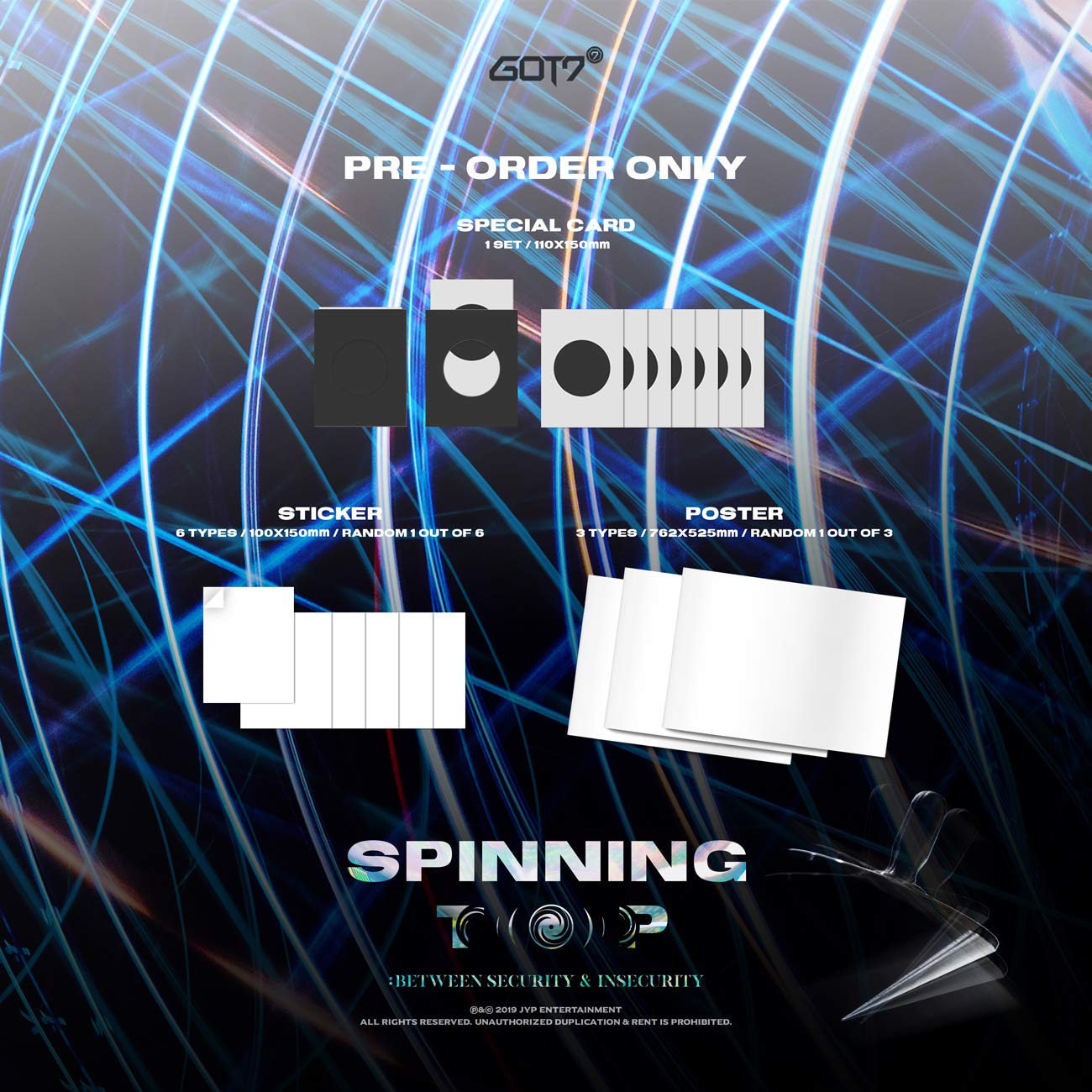 Amazon.co.jp: GOT7 スピニングトップ:セキュリティとインセの間