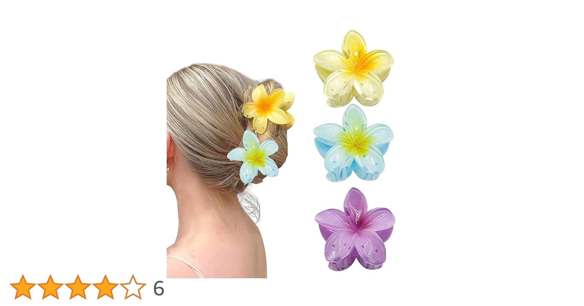 imac フラワーデザイン ヘアクリップ 3個セット imac フラワーデザイン