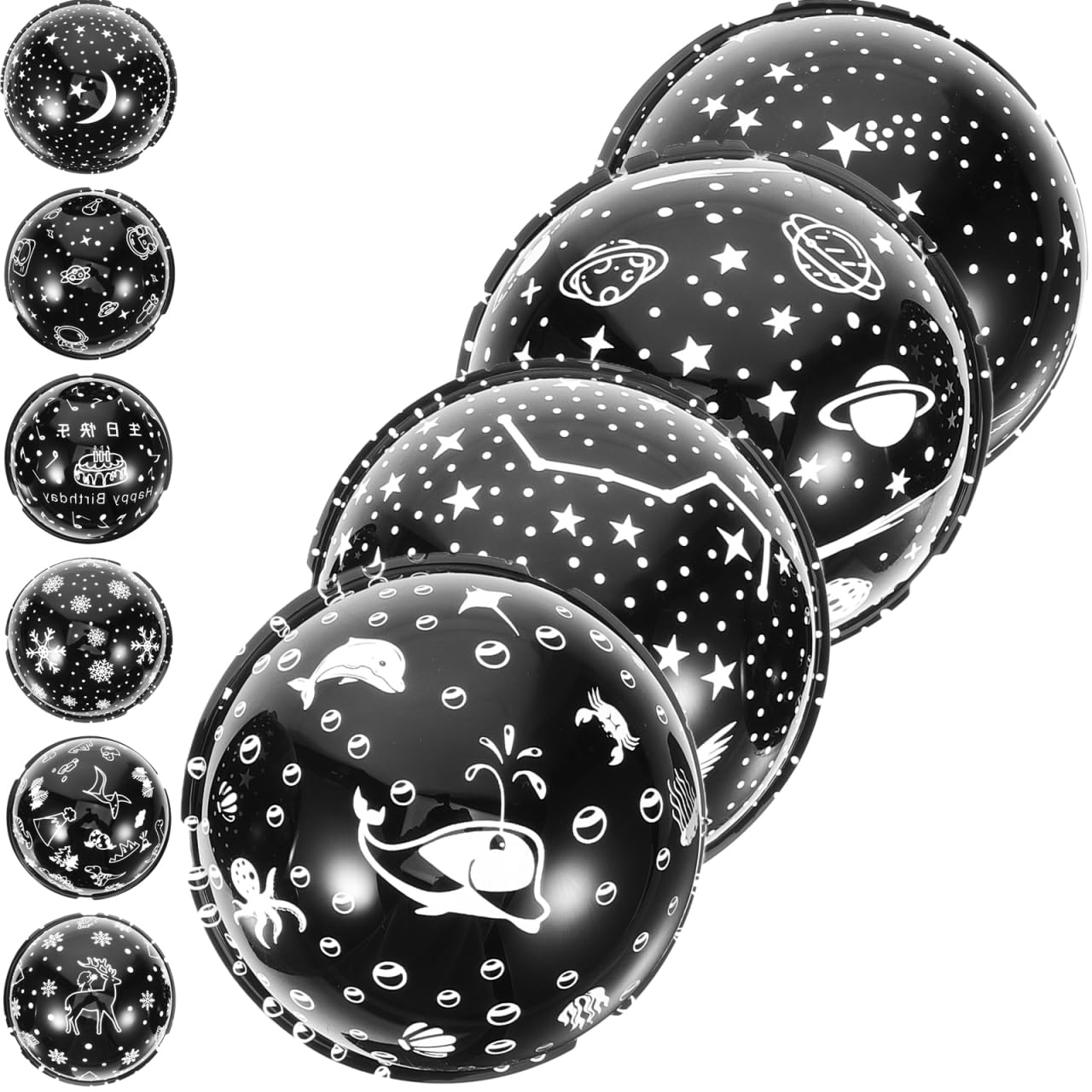 Bestonzon 10pièCes Film De Projection DéCoration Chambre pour Lampe Projecteur Accessoires De DéCoration Ambiance Luminique