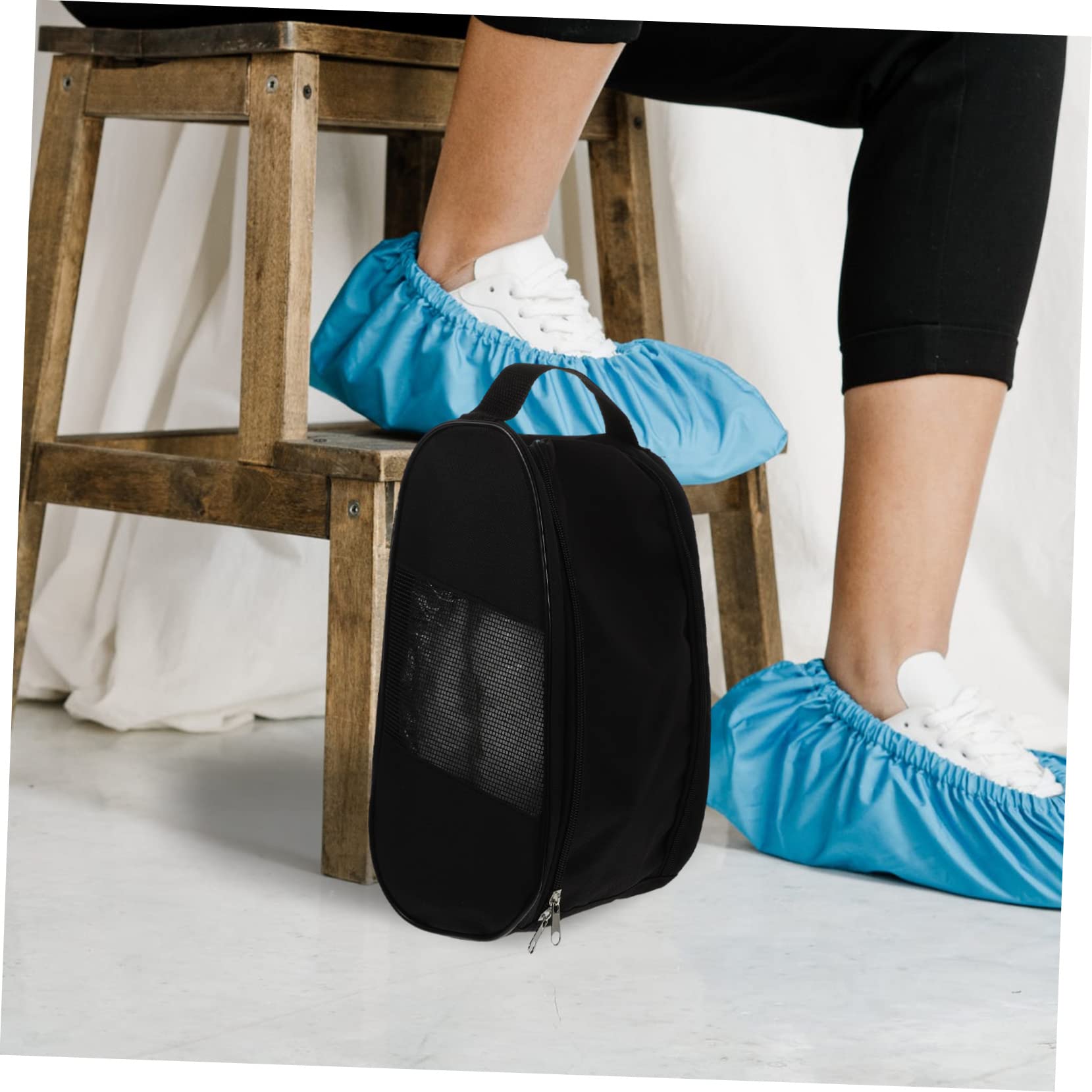 LIFKOME 2 Pezzi Sacchetto Di Scarpe Di Stoccaggio Piccolo Sacchetto Organizzatore Borse Per Scarpe Sportive Borse Di Stoccaggio Da Viaggio Con Cerniera Tote Trasparente Borse Organizer In