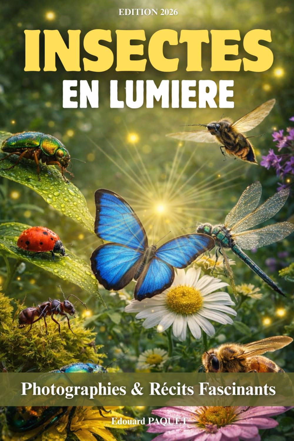 Insectes en lumière: Photographies macro et anecdotes fascinantes sur le monde des insectes. Livre photos sur les insectes