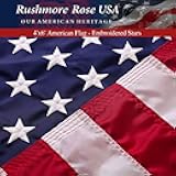 American Flag | American Flags for Outside 4X6 |100% Made in USA Flags - US Flag 4X6 American Flag Heavy Duty Outdoor with Embroidered Stars and Sewn Stripes | Flag for Outside