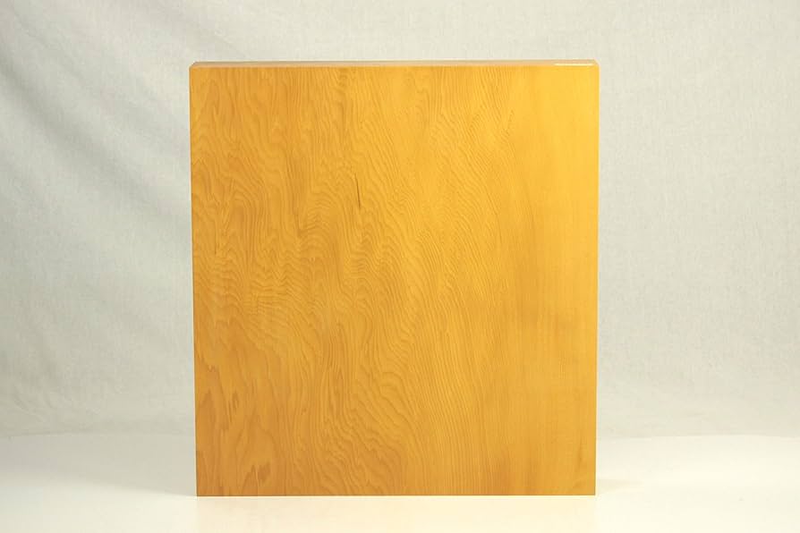 Amazon | 雲南産本榧 碁盤3寸 追い柾（卓上盤）[13Z179] | 囲碁