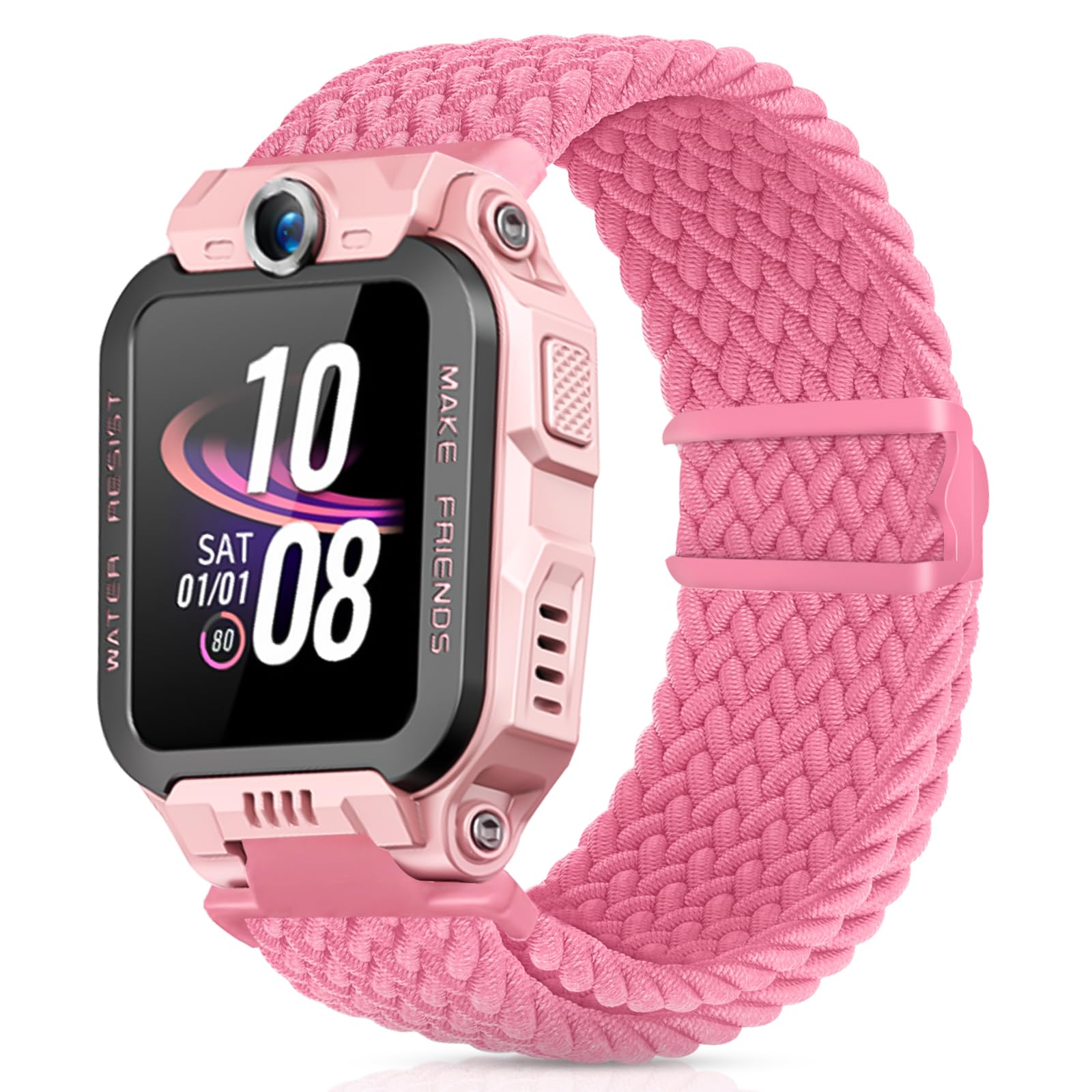 Children's Bracelet Compatible with Watch Phone Z7/Z6/Z1, Nylon Braided Bracelets for imoo Smartwatch Children Z1/Z6/Z7 Replacement Bands for Girls Boys